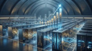 データセンター関連銘柄のAI分析イメージ